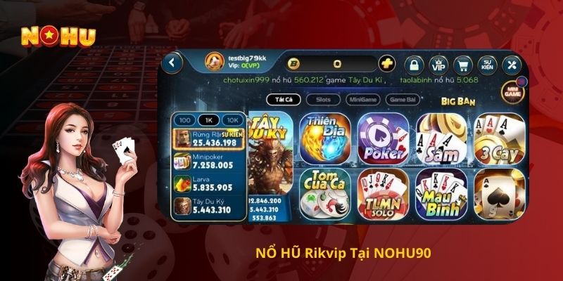 nổ hũ Rikvip